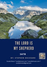 The Lord Is My Shepherd SATB choral sheet music cover